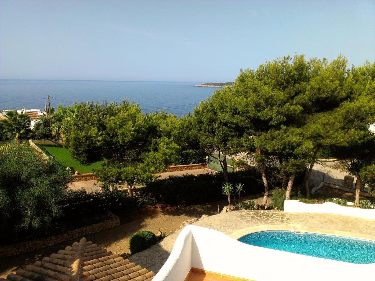Gigantische Villa Mit Meerblick, Panoramablick & Pool-Oase Cala Pi  Ngoại thất bức ảnh