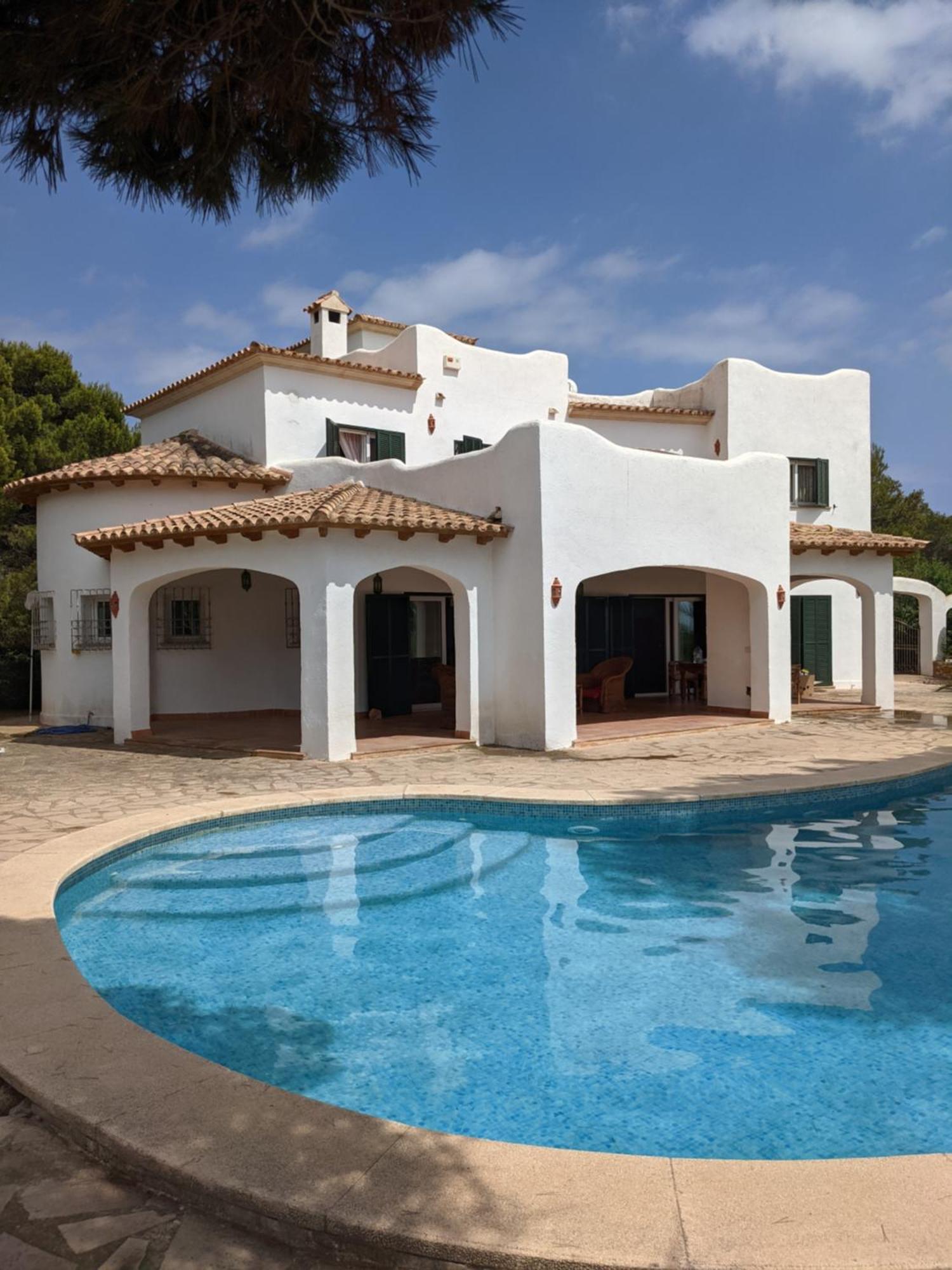 Gigantische Villa Mit Meerblick, Panoramablick & Pool-Oase Cala Pi  Ngoại thất bức ảnh